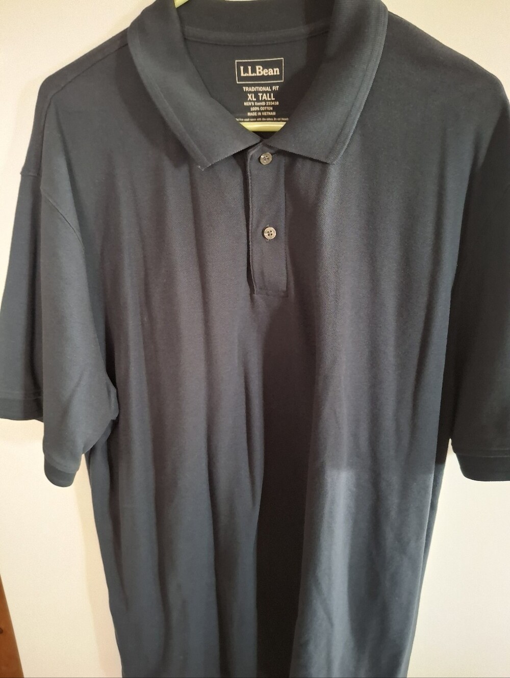 L.L. Bean Men's Polo Shirt - Dark Blue